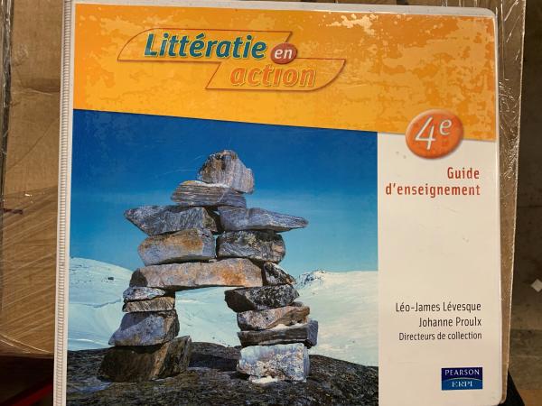 Litteratie En Action 4e Guide D'enseigne