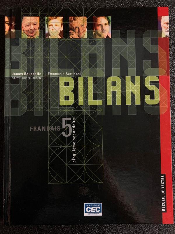 Bilans 5e Recueil De Textes