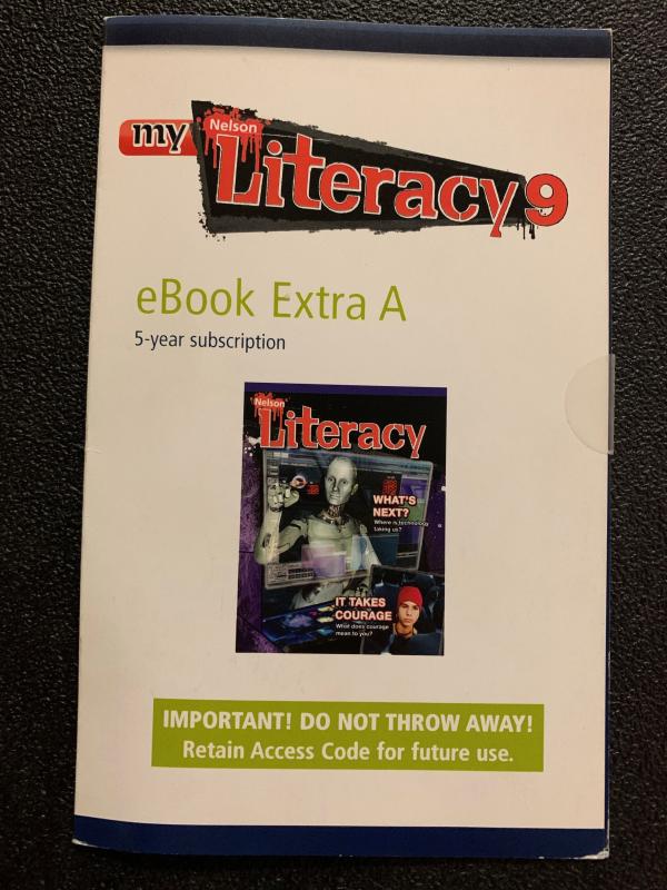 Nelson Literacy 9 Book A (Online Access)