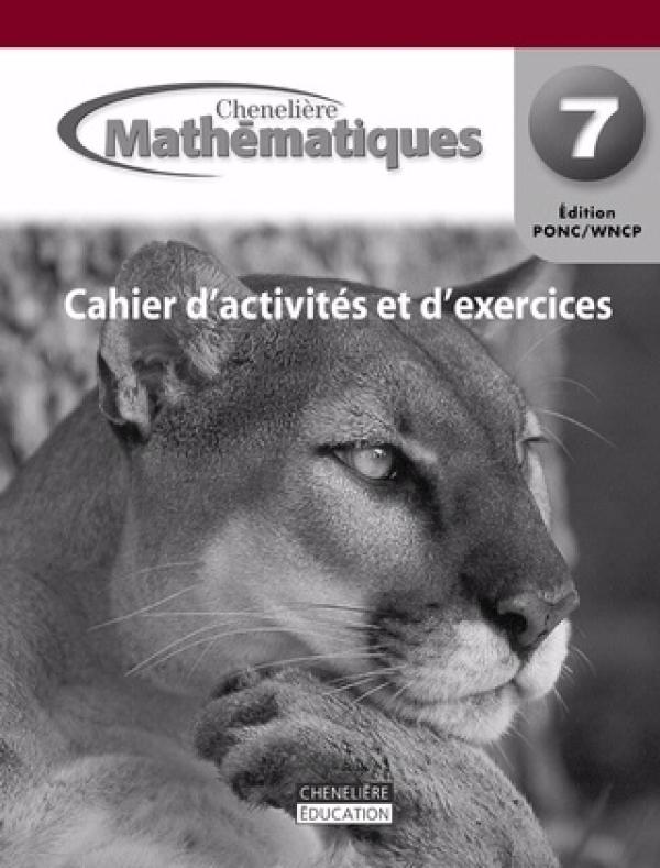 Mathematiques 7 Cheneliere WNCP Cahier