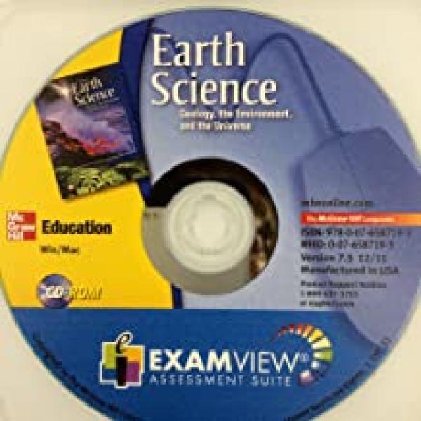 Glencoe Earth Science Examview CD-Rom