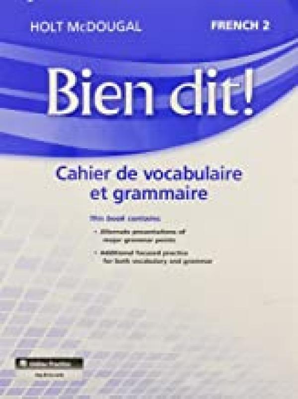 Bien Dit 2 Vocab & Grammar WB