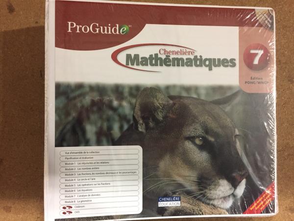 Mathematiques 7 Cheneliere WNCP TR Progu