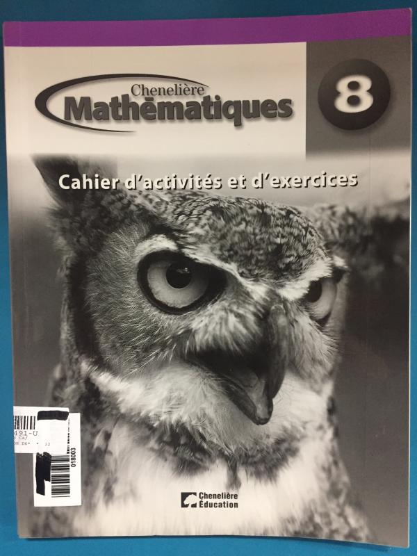 Mathematiques 8e Annee Cahier De L'eleve