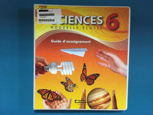 Sciences 6 Nouvelle-Ecosse Guide D'ensei
