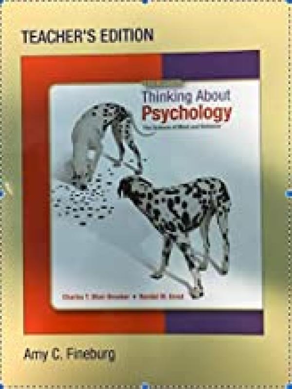 Thinking About Psychology: The Science O