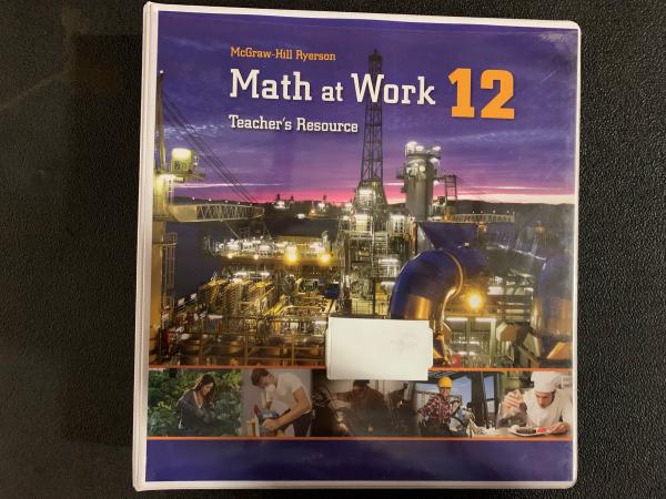 Math at Work 12 Teacher's Resource