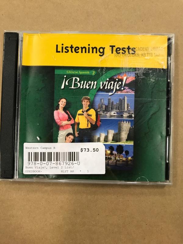 Buen Viaje Level 2 Listening Tests CD