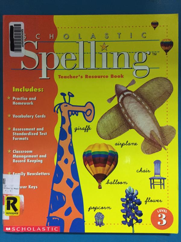 Scholastic Spelling Grade 3 TRB