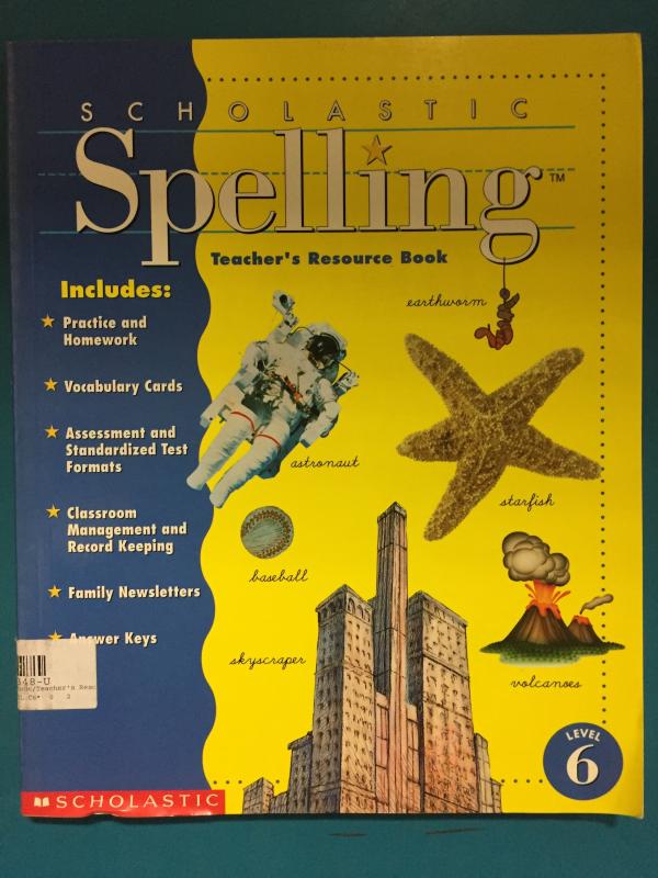 Scholastic Spelling Grade 6 TRB