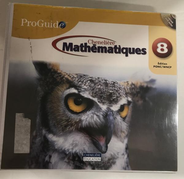 Mathematiques 8e Annee WNCP Proguide