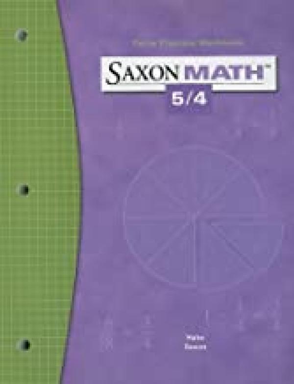 Saxon Math 5/4 3/E Facts Practice Workbo