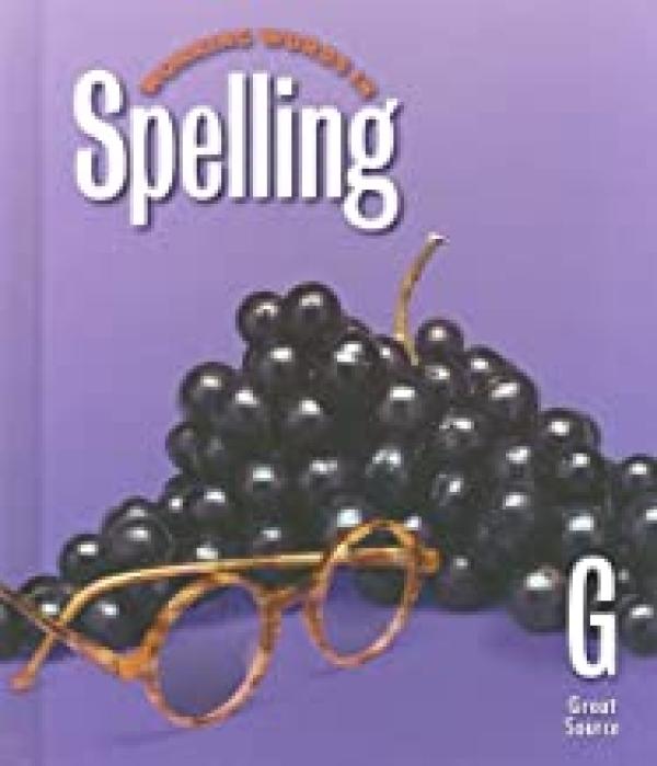 Working Words in Spelling G