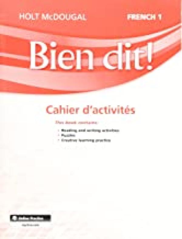 Bien Dit 1 Cahier D'activites