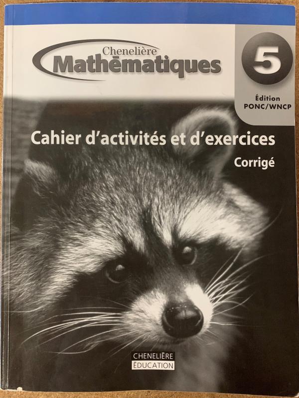 Mathematiques 5 WNCP Workbook Te
