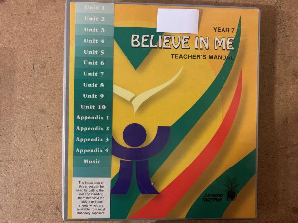 Believe in Me - Year 7 Teacher's Manual