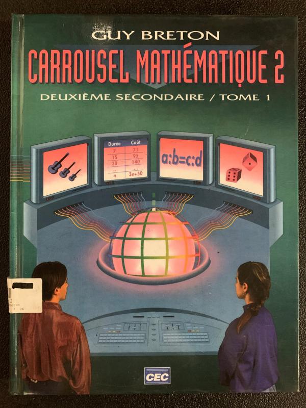 Carrousel Math 2 Tome 1