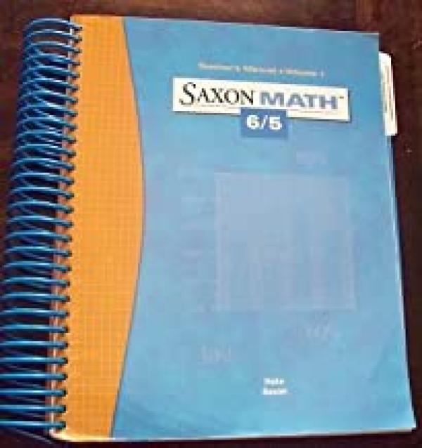 Saxon Math 6/5 TM Volume 1