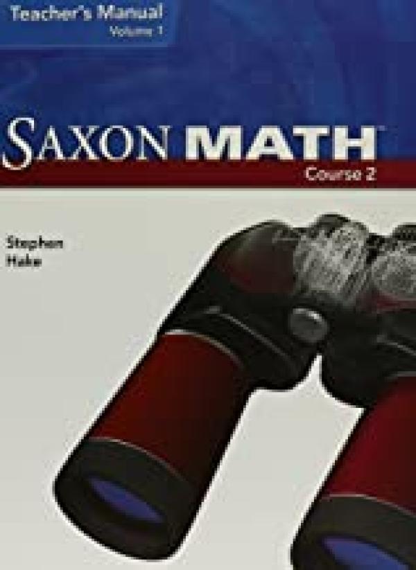 Saxon Math Course 2 TM Volume 1