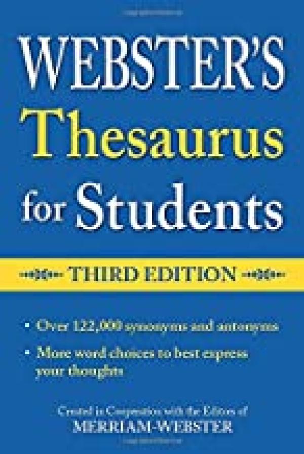 Webster's Thesaurus for Students
