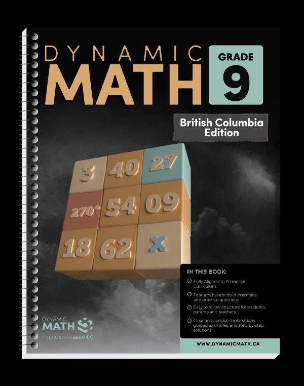 Dynamic Math Grade 9 BC Edition