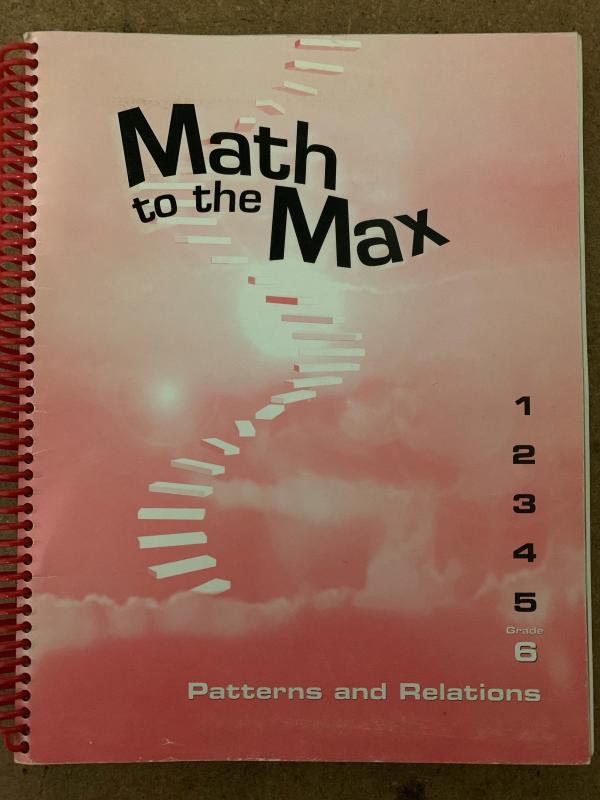 Math to the Max GR 6: Patterns and Relat