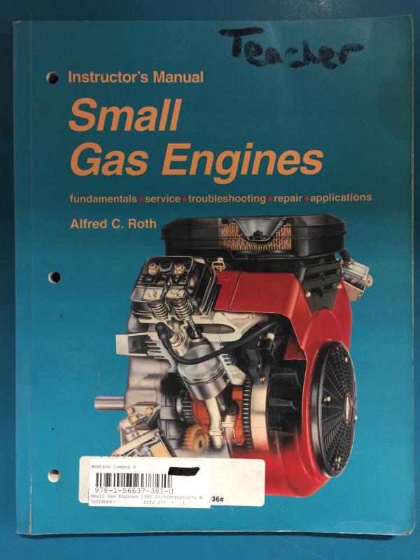 Small Gas Engines 1998 Instructor's Manu