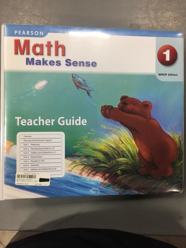 Math Makes Sense 1 WNCP TG W/CD Rom