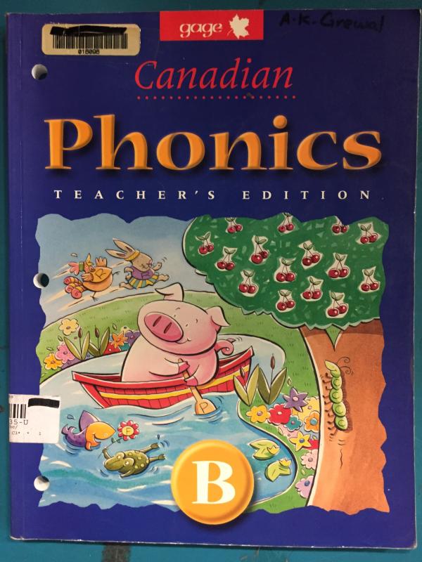 Canadian Phonics B Teacher's Guide