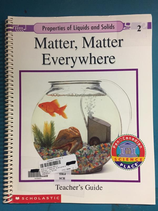 Matter, Matter Everywhere TG