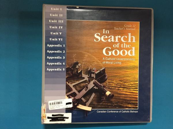 In Search of the Good - Year 12 Teacher