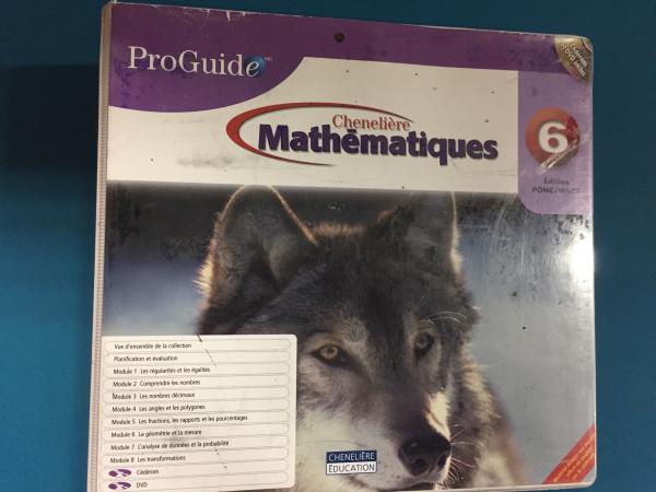 Mathematiques 6 WNCP TR Proguide