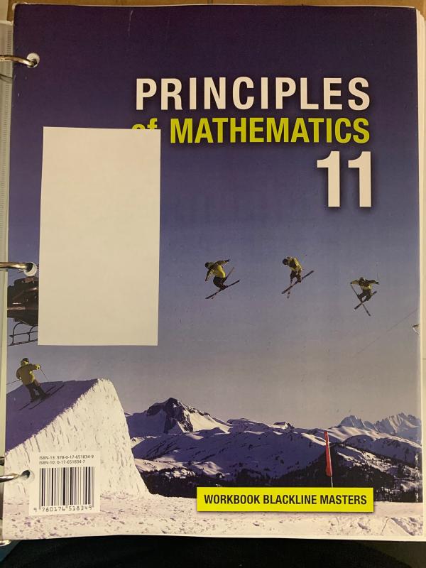 Principles of Math 11 WB BLM