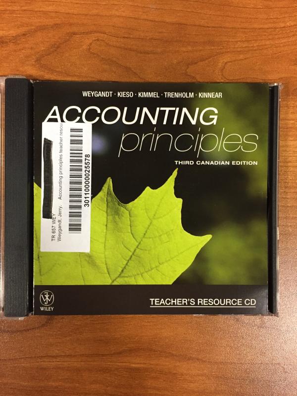 Accounting Principles 3/E CDN TR CD