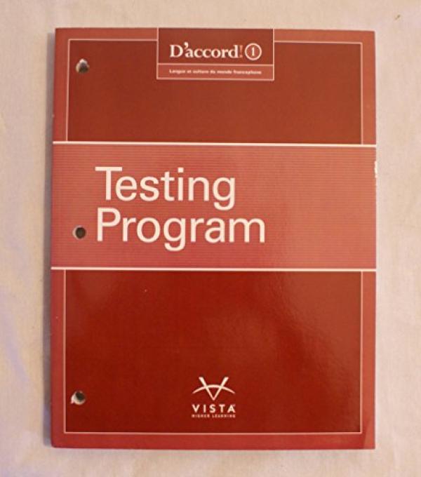 D'accord 1 (2015) Testing Program