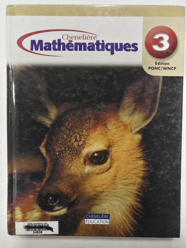 Mathematiques 3 WNCP