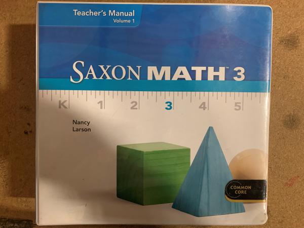 Saxon Math 3 Te Volume 1