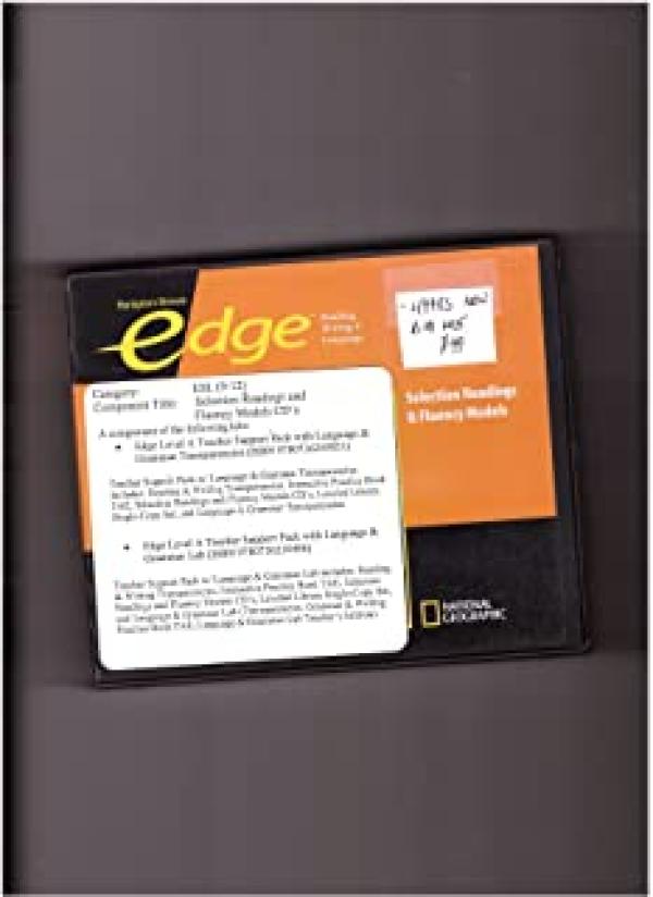Edge LVL A Selection Readings & Fluency