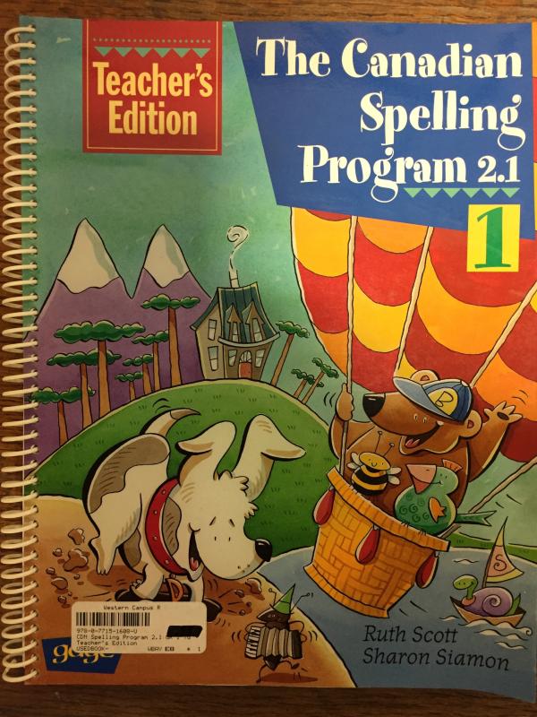 CDN Spelling Program 2.1 GR 1 TG