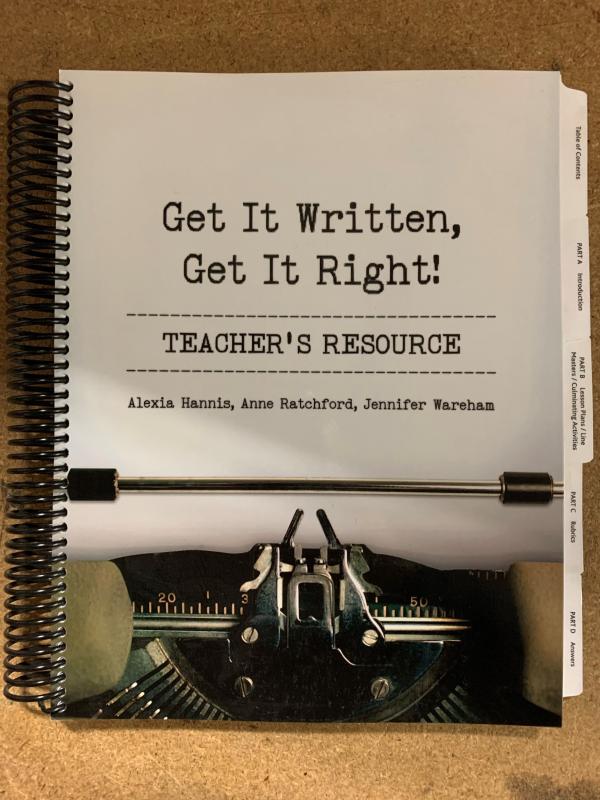 Get it Written, Get it Right! TR + CD