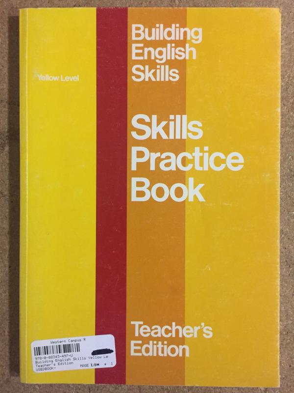 Building English Skills Yellow Level Te
