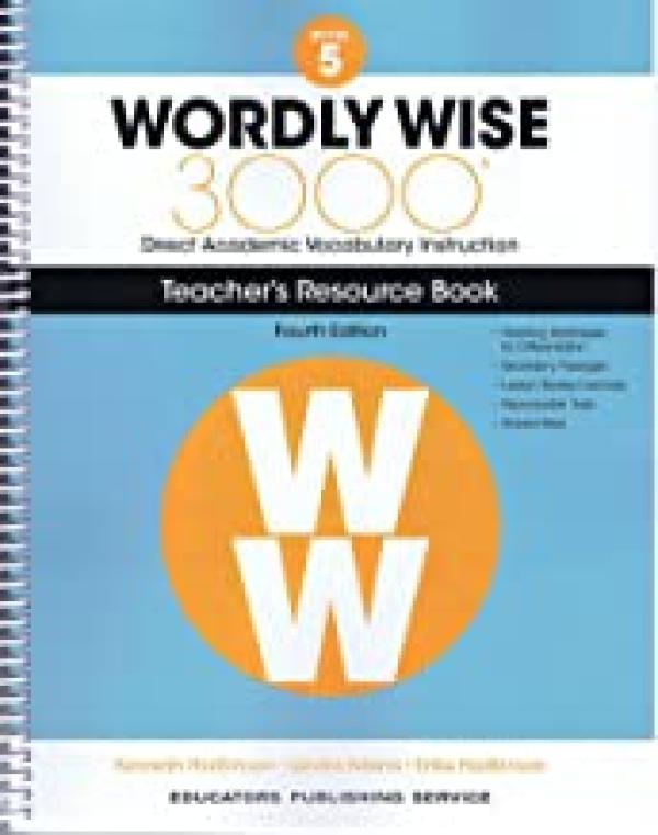 Wordly Wise 3000 4/E Book 5 Teacher's Ed