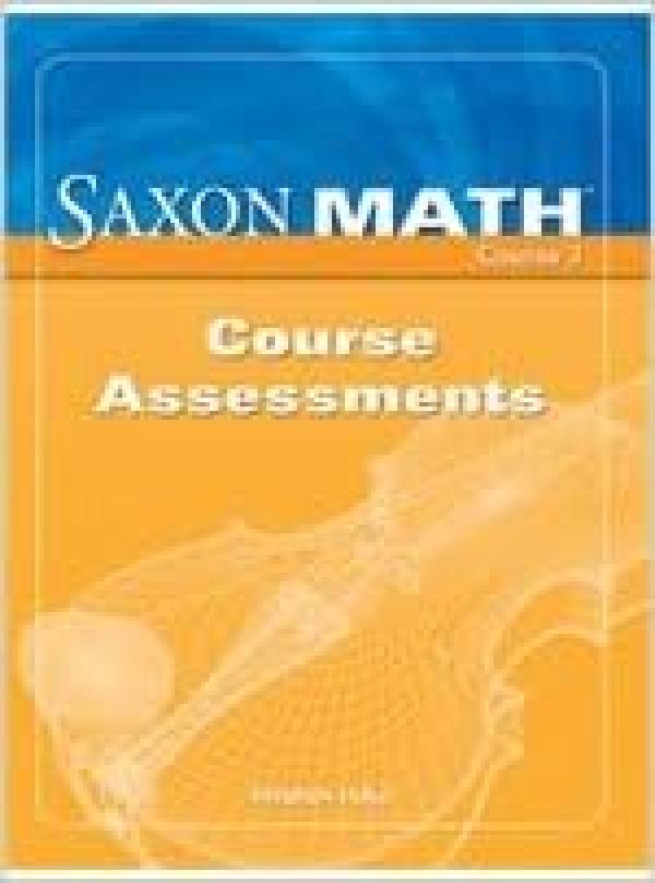 Saxon Math Course 3: Assessments