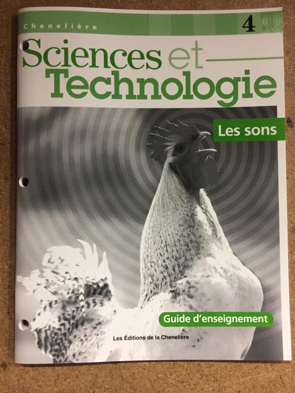 Sciences Et Tech 4: Les Sons Te