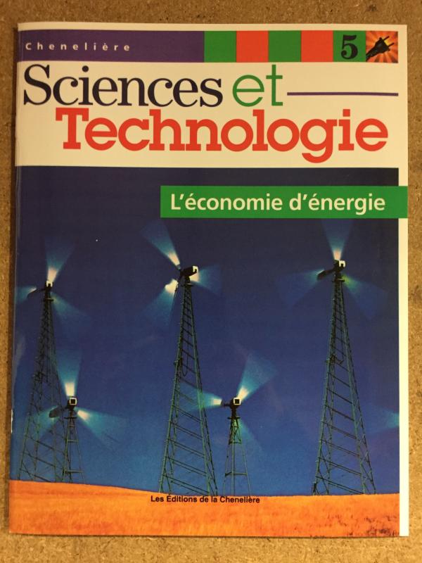 Sciences Et Tech 5: L'economie D'energie