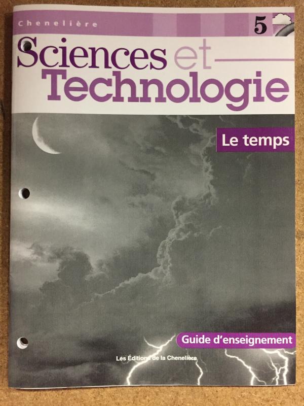 Sciences Et Tech 5: Le Temps Te