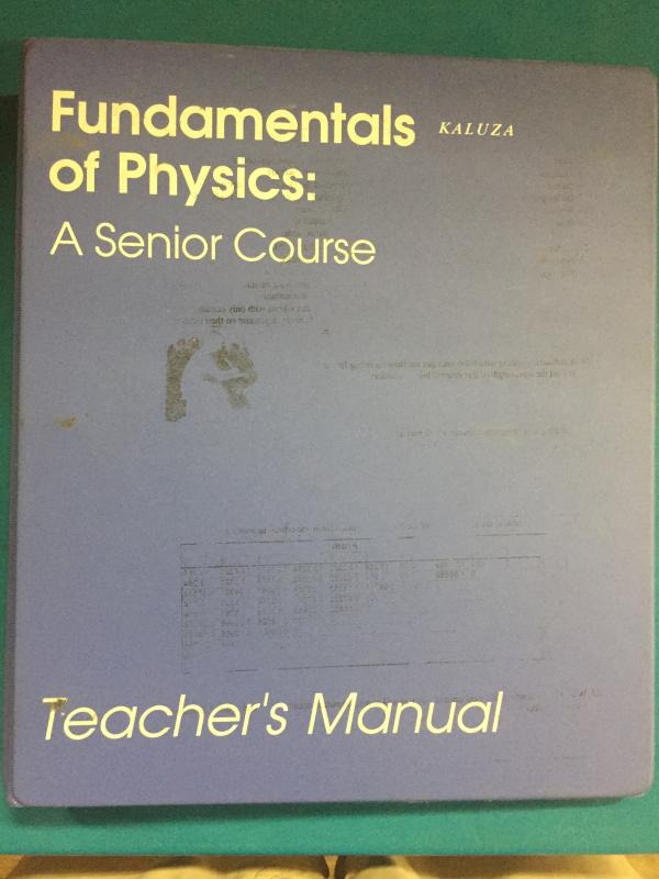 Fundamentals of Physics Senior Course TM
