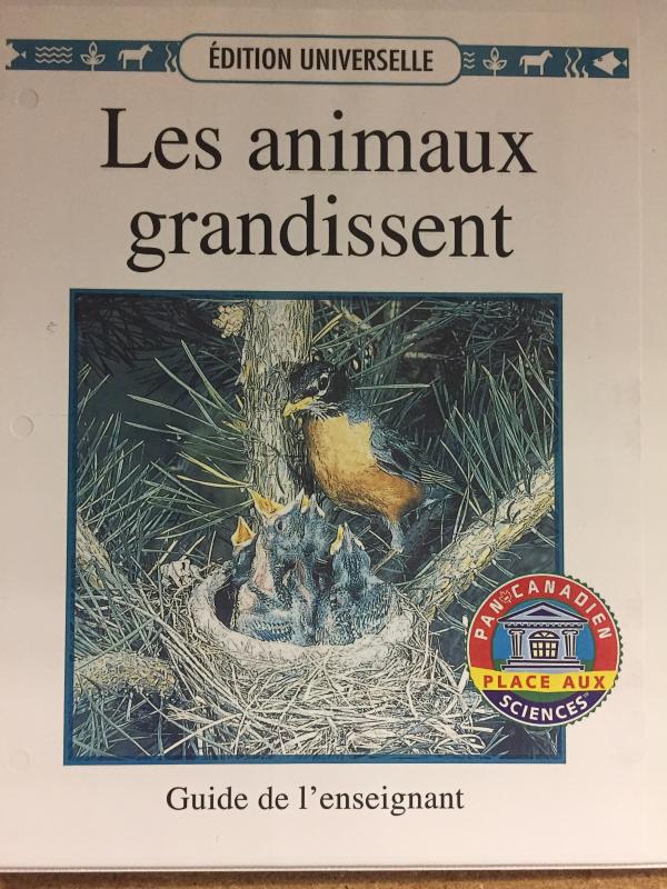 Les Animaux Grandissent Teacher's Guide