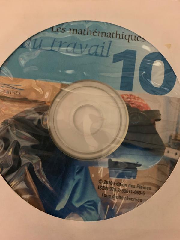 Les Mathematiques Au Travail 10 CD Stude