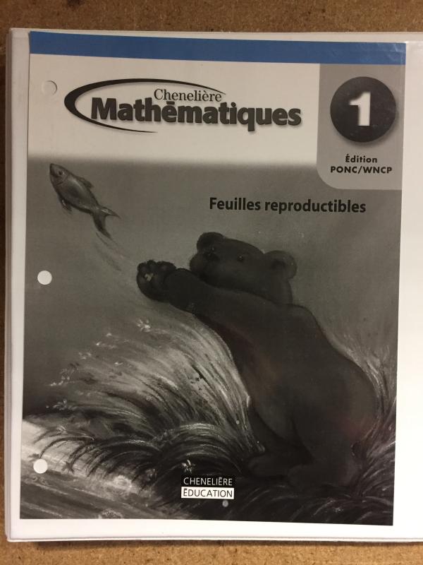 Mathematiques 1 WNCP Feuilles Reproducib